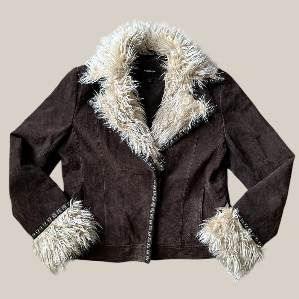Vintage leather suede Pennylane coat